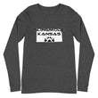 Load image into Gallery viewer, Slingmode State Design Men's Long Sleeve Tee (Kansas)