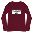 Load image into Gallery viewer, Slingmode State Design Men's Long Sleeve Tee (Kansas)
