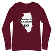 Load image into Gallery viewer, Slingmode State Design Men's Long Sleeve Tee (Illinois)