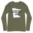 Load image into Gallery viewer, Slingmode State Design Men's Long Sleeve Tee (Minnesota)