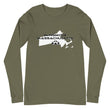 Load image into Gallery viewer, Slingmode State Design Men's Long Sleeve Tee (Massachusetts)