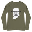 Load image into Gallery viewer, Slingmode State Design Men's Long Sleeve Tee (Indiana)