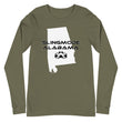 Load image into Gallery viewer, Slingmode State Design Men's Long Sleeve Tee (Alabama)