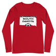 Load image into Gallery viewer, Slingmode State Design Men's Long Sleeve Tee (South Dakota)