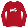 Load image into Gallery viewer, Slingmode State Design Men's Long Sleeve Tee (Massachusetts)