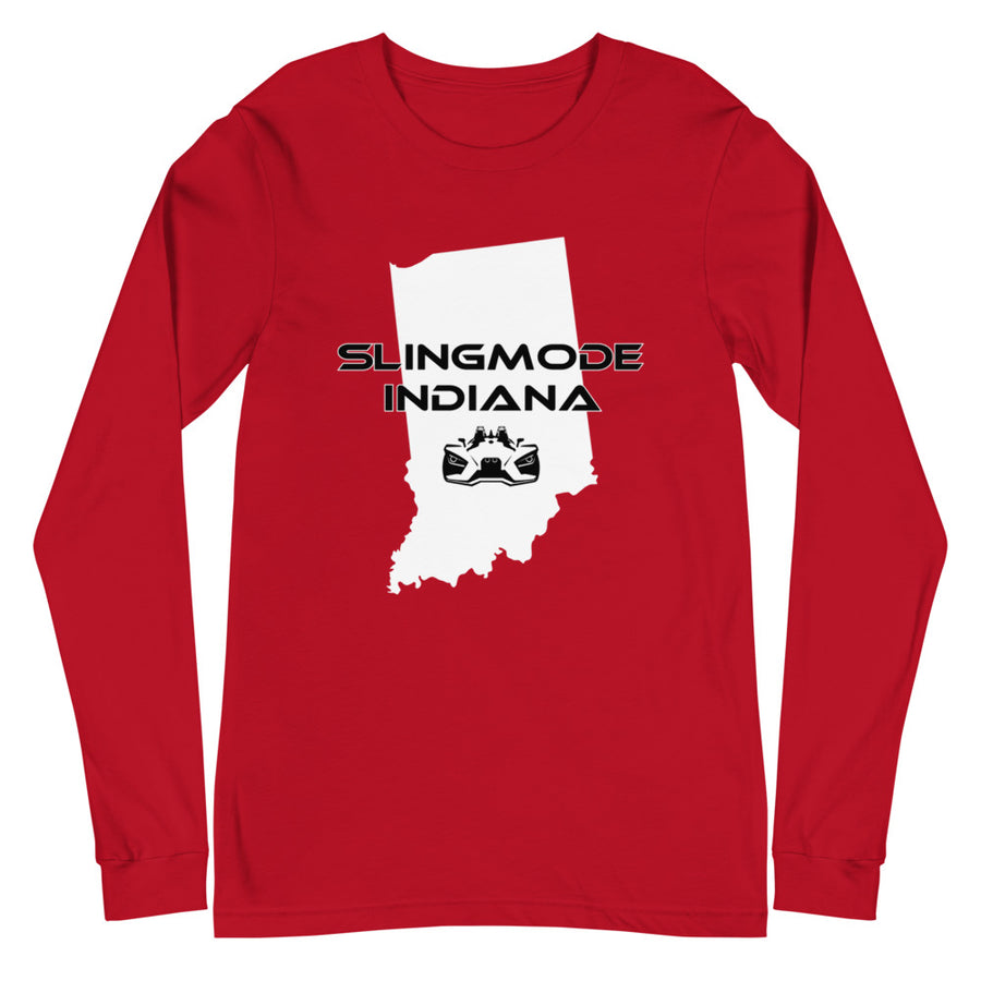 Slingmode State Design Men's Long Sleeve Tee (Indiana)