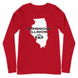Load image into Gallery viewer, Slingmode State Design Men's Long Sleeve Tee (Illinois)