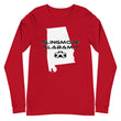 Load image into Gallery viewer, Slingmode State Design Men's Long Sleeve Tee (Alabama)