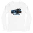 Load image into Gallery viewer, Slingmode Caricature Men's Long Sleeve Tee 2018 (SLR Electric Blue)