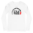 Load image into Gallery viewer, Slingmode It's A Sling Thing Men's Long Sleeve Tee (Black Design)