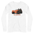 Load image into Gallery viewer, Men's Long Sleeve Tee | 2022 R Volt Orange Fade Polaris Slingshot®