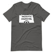 Load image into Gallery viewer, Slingmode State Design Men's T-shirt (North Dakota)