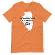 Load image into Gallery viewer, Slingmode State Design Men's T-shirt (Illinois)
