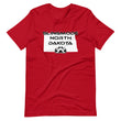 Load image into Gallery viewer, Slingmode State Design Men's T-shirt (North Dakota)