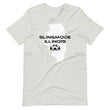 Load image into Gallery viewer, Slingmode State Design Men's T-shirt (Illinois)