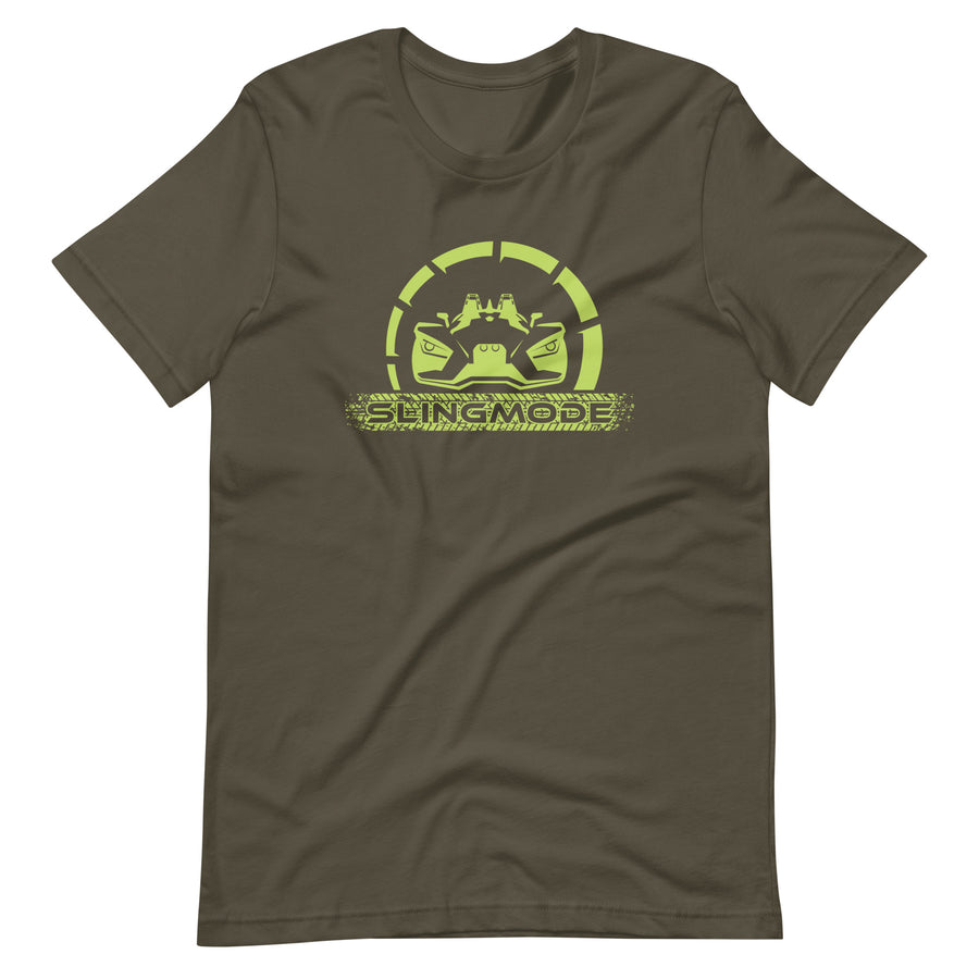 Slingmode Official Logo Men's T-Shirt (Liquid Lime)