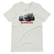 Load image into Gallery viewer, Slingmode Caricature Men's T-Shirt 2018 (GT LE Matte Cloud Gray Indy Red)
