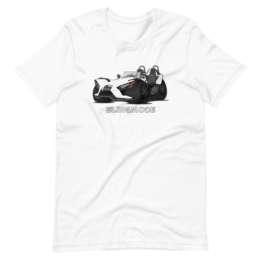 Slingmode Caricature Men's T-Shirt 2021 (S White Lightning)