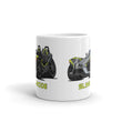 Load image into Gallery viewer, Slingmode Caricature Mug | 2018 SLR LE Ghost Gray Lime Green Polaris Slingshot®