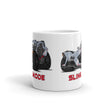 Load image into Gallery viewer, Slingmode Caricature Mug | 2018 GT LE Matte Cloud Gray Indy Red Polaris Slingshot®