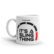 Load image into Gallery viewer, Slingmode It's A Sling Thing Mug (Black Design)