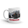 Load image into Gallery viewer, Slingmode Caricature Mug | 2018 GT LE Matte Cloud Gray Indy Red Polaris Slingshot®
