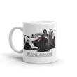 Load image into Gallery viewer, Slingmode Caricature Mug | 2016.5 SL LE White Pearl Polaris Slingshot®