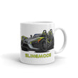 Load image into Gallery viewer, Slingmode Caricature Mug | 2018 SLR LE Ghost Gray Lime Green Polaris Slingshot®