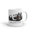 Load image into Gallery viewer, Slingmode Caricature Mug | 2018 SL Icon Monument White Polaris Slingshot®