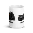 Load image into Gallery viewer, Slingmode Caricature Mug | 2018 S Gloss Black Polaris Slingshot®