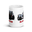 Load image into Gallery viewer, Slingmode Caricature Mug | 2018 GT LE Matte Cloud Gray Indy Red Polaris Slingshot®