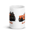 Load image into Gallery viewer, Slingmode Caricature Mug | 2022 R Volt Orange Fade Polaris Slingshot®
