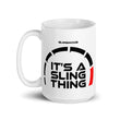 Load image into Gallery viewer, Slingmode It's A Sling Thing Mug (Black Design)
