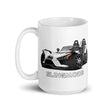 Load image into Gallery viewer, Slingmode Caricature Mug | 2018 SL Icon Monument White Polaris Slingshot®