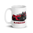 Load image into Gallery viewer, Slingmode Caricature Mug | 2017 SL Sunset Red Polaris Slingshot®