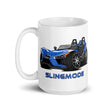 Load image into Gallery viewer, Slingmode Caricature Mug | 2016.5 SL LE Blue Fire Polaris Slingshot®