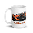 Load image into Gallery viewer, Slingmode Caricature Mug | 2015 SL LE Nuclear Sunset Orange Polaris Slingshot®