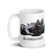 Load image into Gallery viewer, Slingmode Caricature Mug | 2015 Polaris Slingshot® Base Gray Metallic