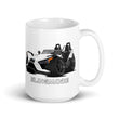 Load image into Gallery viewer, Slingmode Caricature Mug | 2019 S White Lightning Polaris Slingshot®
