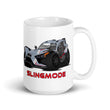 Load image into Gallery viewer, Slingmode Caricature Mug | 2018 GT LE Matte Cloud Gray Indy Red Polaris Slingshot®