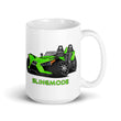 Load image into Gallery viewer, Slingmode Caricature Mug | 2019 SL Icon Envy Green Polaris Slingshot®