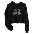 Load image into Gallery viewer, Slingmode Official Logo Women's Crop Hoodie (White Logo)