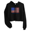 Load image into Gallery viewer, Slingmode USA Women's Crop Hoodie (American Flag)
