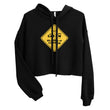 Load image into Gallery viewer, Slingmode Slings N' Coffee Women's Crop Hoodie