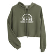 Load image into Gallery viewer, Slingmode Official Logo Women's Crop Hoodie (White Logo)