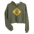 Load image into Gallery viewer, Slingmode Slings N' Coffee Women's Crop Hoodie