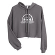 Load image into Gallery viewer, Slingmode Official Logo Women's Crop Hoodie (White Logo)