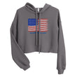 Load image into Gallery viewer, Slingmode USA Women's Crop Hoodie (American Flag)