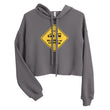 Load image into Gallery viewer, Slingmode Slings N' Coffee Women's Crop Hoodie