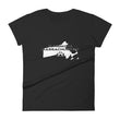 Load image into Gallery viewer, Slingmode State Design Women's T-Shirt (Massachusetts)